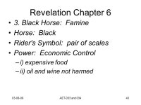 Antichrist and the End Times Lesson 33 and 34: Revelation 6 and the Four Horsemen of the Apocalypse. -  ppt download
