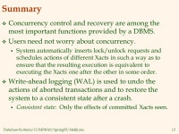 Database Systems/COMP4910/Spring05/Melikyan1 Transaction Management Overview Unit 2 Chapter ppt download