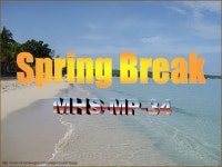 Things to do on Spring Break  During the Spring. -  ppt download