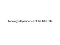 Lepton efficiency & fake rate Yousuke Kataoka University of Tokyo Content definitions of leptons p2 efficiency and fake rate for... 