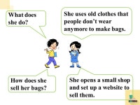 好好利用 5. 用垃圾建造房子 6. 倒置 7. 经营小生意 stop riding in cars recycle paper use paper napkins put to good use build a... 