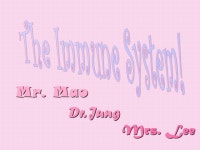 Mr. Mao Dr. Jung Mrs. Lee. A Visual Reference of The Immune System. -  ppt download