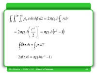 Dr. Hugh Blanton ENTC Gauss’s Law Dr. Blanton - ENTC Gauss’s Theorem 3 Recall Divergence literally means to get farther apart... 