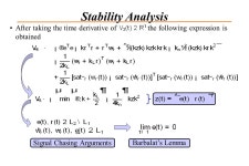 To clarify the statements, we present the following simple, closed-loop system where x(t) is a tracking error signal, is an... 