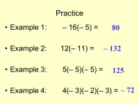 Multiplying & Dividing Integers Section 2-7 & ppt download
