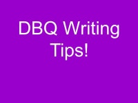 DBQ Writing Tips!. You will have a 15-minute planning period and 45 minutes to write your DBQ. -  ppt download