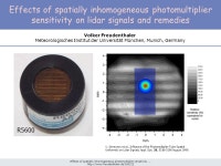 Effects of spatially inhomogeneous photomultiplier sensitivity…..  Effects of spatially inhomogeneous photomultiplier. -  ppt... 