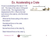 Jaehoon Yu 1 PHYS 1441 – Section 001 Lecture #12 Wednesday, July 1, 2015 Dr. Jaehoon Yu Work-Kinetic. -  ppt download