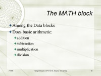The LOGIC and MATH blocks Day 9 Computer Programming through Robotics CPST 410 Summer ppt download