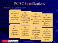 PC/SC Overview Christophe Colas Chairman PC/SC Technical Workgroup CTST’ 2000 Miami. -  ppt download