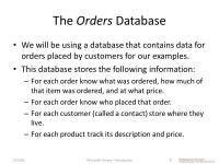 CS1100: Microsoft Access Managing Data in Relational Databases Created By Martin Schedlbauer CS11001Microsoft Access... 