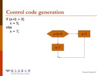 Chapter 5 Program Design and Analysis 金仲達教授 清華大學資訊工程學系 (Slides are taken from the textbook slides) -  ppt... 