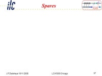 J.P.Delahaye:16/11/2008LCWS08 Chicago 1 CLIC-ILC Collaboration Following constructive visit of CERN (Nov 07) -  ppt download