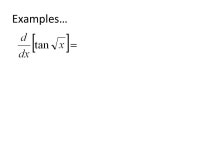 Warm Up Determine the derivative of each of the following. -  ppt download