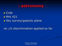 WAPP Darjeeling, India December , 2009 The ARGO-YBJ experiment: results and perspectives Paolo Camarri on behalf of the ARGO-YBJ... 