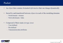 OPNET Modeler Day 1. © copyright 2001 OPNET Technologies, Inc. 2 Introduction Prerequisites –Ability to understand C or C... 