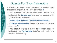 Programming With Java ICS201 1 Chapter 14 Generics and The ArrayList Class. -  ppt download