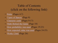 Ultimate Hero!: The Ultimate Board Game! Rules, Player Cards and the Math Behind The Game By: Nicholas Hart. -  ppt download