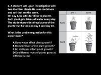 Nature of Science Review Record each answer on the wipe- off board and wait for the teacher to say “and the answer is” to... 