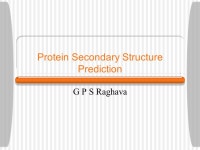 Protein Secondary Structure Prediction G P S Raghava. -  ppt download