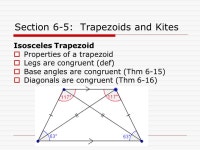 Section 6-4/6-5 (1B): Special Parallelograms, Trapezoids and Kites March 16, ppt download