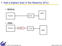 CS 152 L7.2 Cache Optimization (1)K Meinz Fall 2003 © UCB CS152 – Computer Architecture and Engineering Lecture 13 – Fastest... 