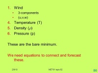 2/9/10MET 61 topic 02 1 MET 61 Topic 2 Atmospheric Dynamics. -  ppt download