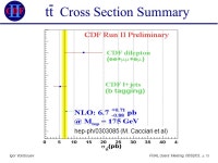 FNAL Users’ Meeting, 06/02/03, p. 1 Top and Electroweak Results from CDF Igor Volobouev LBNL for the CDF Collaboration. -  ppt... 