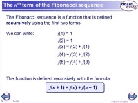 © Boardworks of 14 2, 5, 8, 11, 14, 17, 20, 23,... In mathematics, a sequence is an ordered set. -  ppt download