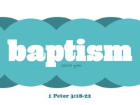 1 Peter 3:  Baptism is closely connected with the remission of... and let every one of you be baptized in the name. -  ppt download