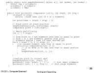 CS 221 – Computer Science II Sorting and Searching 1 Theres nothing in your head the sorting hat cant see. So try me on and... 