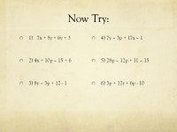 Do Now:. Unit 3.5 SWBAT: Combine like terms Use the distributive property. -  ppt download