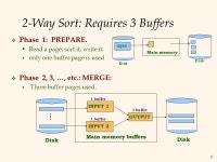 1 External Sorting. 2 Why Sort?  A classic problem in computer science!  Data requested in sorted order  e.g., find students in... 