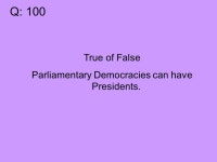 Let’s Review Government! Oligarchy, Democracy, or Autocracy? What’s that Government? Parliamentary. -  ppt download