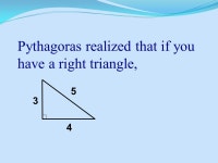 This is a right triangle: We call it a right triangle because it contains a right angle. -  ppt download