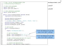 1 Chapter 12 - Graphical User Interface Components: Part 1 Outline 12.1 Introduction 12.2 Swing Overview 12.3 JLabel 12.4 Event... 