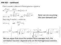 4/17/2014PHY 770 Spring Lecture 231 PHY Statistical Mechanics... Olin 107 Instructor: Natalie Holzwarth (Olin 300) Course. -  ppt... 