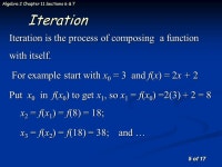 Chapter 11 Sec 6 Recursion and Special Sequences. -  ppt download