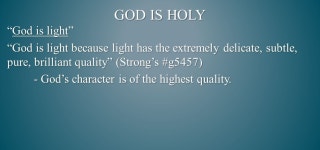 PURPOSE OF CHRIST Romans 5:6-10. but as He who called you is holy, you also be holy in all your conduct, because it is written... 