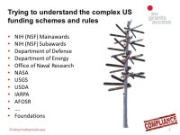 Finding funding made easy. Research Collaboration between US and European Institutions Case Studies Research Management Regina... 