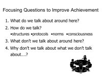 School Planning Councils Collaborative Inquiry to Improve Student Achievement with Bruce Wellman Webcast February 16, 2005 Host... 