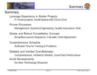 THEMIS SRR MO-1UCB, July 8-9, 2003 THEMIS Mission Overview Peter R. Harvey Project Manager Space Sciences Laboratory University... 