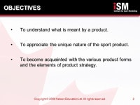 Copyright © 2009 Nelson Education Ltd. All rights reserved. The Sport Product Chapter ppt download