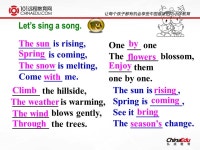 冀教版（ 2012 教材）初中八下 Unit 1 Spring Is Coming! Lesson 3 The Sun Is Rising. -  ppt download