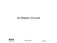 08 ARTH Page 1 ECEn/CS 224 Number Representation and Binary Arithmetic. -  ppt download