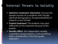 Hypothesis: implementing project based collaborative group learning in the classroom is preferred by students as opposed to... 