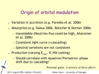 Dieter Horns – University of Tübingen August 2006, Madison Wisconsin Study of Galactic Sources with H.E.S.S. Dieter Horns... 