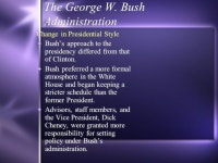 Politics in Recent Years The 1992 Election The Candidates  President George H. W. Bush, a Republican, sought a second term.... 