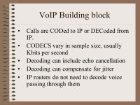 Introduction to IP Telephony Sunday A. Folayan. VoIP …. A few years ago, everyone struggled to convert data (IP) into sound... 