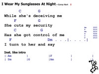 Last Night – Traveling Wilburys 1 CFCG C F She was there at the bar, C G C F C G she heard my guitar C F She was long and tall... 